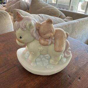 Enesco toddler baby room rocking horse night light with cord